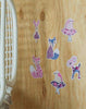 Forest Friends pink Wall Stickers