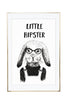 'Little Hipster' Art Print