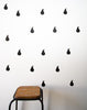 Pink Pear Wall Stickers