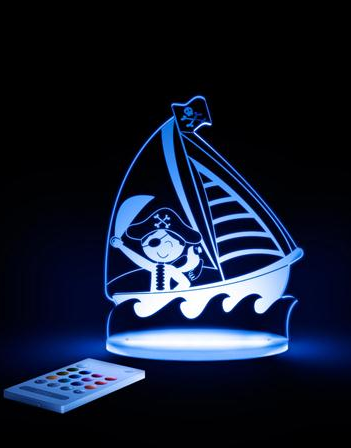 Pirate ship night light