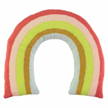 Knitted Rainbow Cushion by Meri Meri