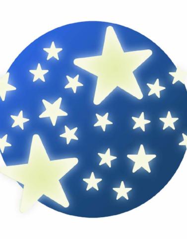 Stars - Glow in the dark wall/ceiling stickers